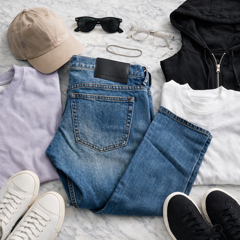 NWT Marc by Marc Jacobs MJ113 Slim/Skinny Jeans 30x34 Medium Wash Stretch Denim